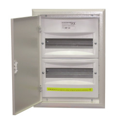 Rozdzielnica modułowa 2x12 podtynkowa z zamkiem RP12-2z  Elektro-met