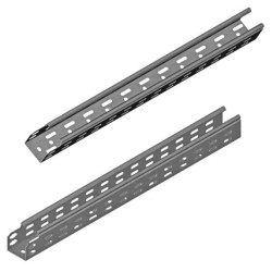 Korytko kablowe perforowane ocynkowane 50x42mm gr.0,5mm 2m KGR50H42/2 140105 BAKS