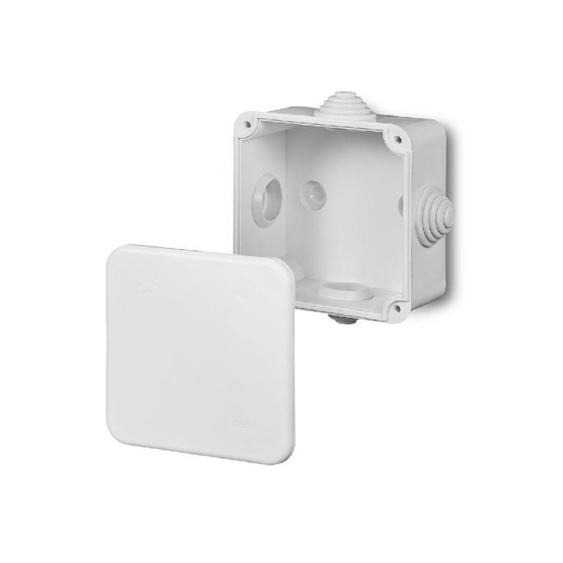 Puszka natynkowa hermetyczna IP44 80x80x42 biała 0242-00 Fast-Box Elektro-Plast Puszka natynkowa hermetyczna IP44 80x80x42 biała 0242-00 Fast-Box Elektro-Plast
