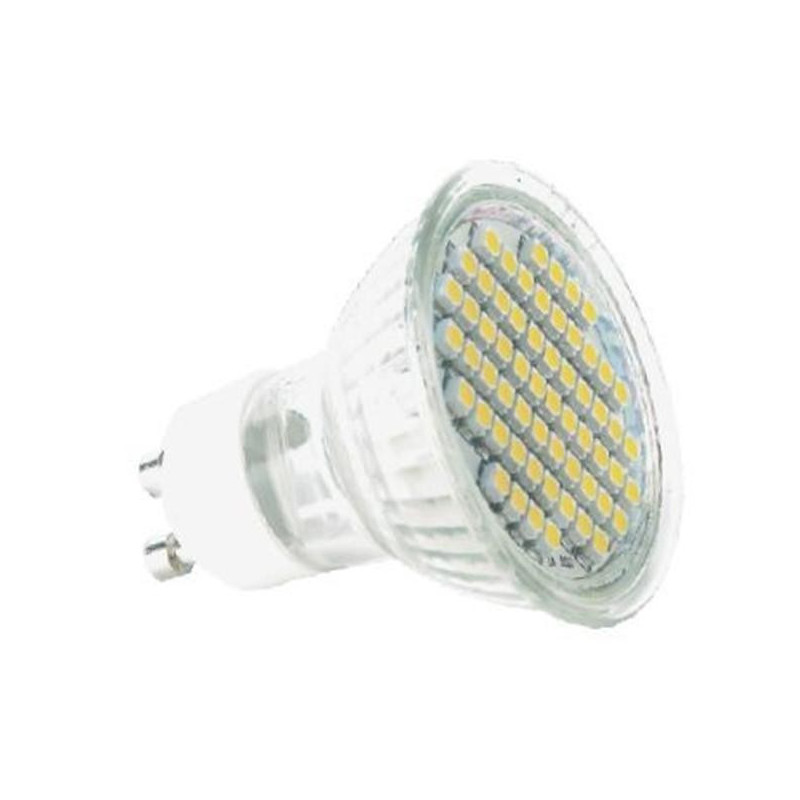Żarówka LED 3W GU10 230lm 3000K 230V 60SMD3528 obudowa szklana Lightech Żarówka LED 3W GU10 230lm 3000K 230V 60SMD3528 obudowa szklana Lightech