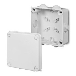 Puszka natynkowa PK-4 hermetyczna IP55 135x135x65 biała 0233-00 EP-Lux Elektro-Plast