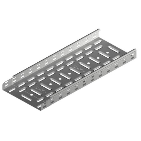 Korytko kablowe perforowane ocynkowane 100x42mm gr.0,5mm 2m KGR100H42/2 141517 BAKS