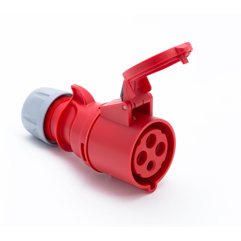 Gniazdo siłowe przenośne 16A 4P 400V IP44 214-6 PCE Gniazdo siłowe przenośne 16A 4P 400V IP44 214-6 PCE