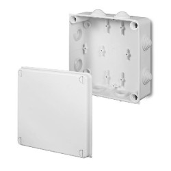Puszka natynkowa PK-7 hermetyczna IP55 172x172x75 biała 0238-01 EP-Lux Elektro-Plast
