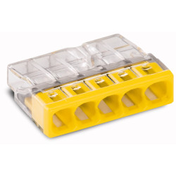 Złączka instalacyjna 5x Compact żółta 2273-205 Wago