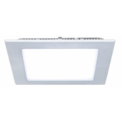 Oprawa LED downlight Slim 12W 3000K kwadrat SILVER Lightech	
