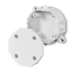 Puszka natynkowa hermetyczna IP41 okrągła 80x34 biała 0211-00 Elektro-Plast