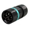 Wtyczka hermetyczna 4P IP68 na przewód THB.387.A4A xDRY Narva