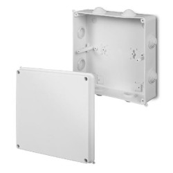 Puszka natynkowa PK-8 hermetyczna IP55 196x196x78 biała 0231-00 EP-Lux Elektro-Plast