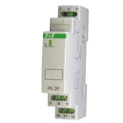 Przekaźnik elektromagnetyczny 2P 2x8A 230V na szynę PK-2P 230 F&F