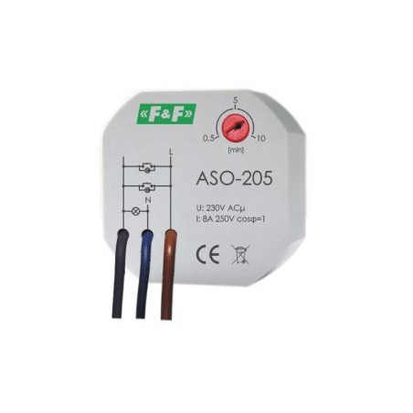 Automat schodowy do puszki 60 10A 230V ASO-205 F&F