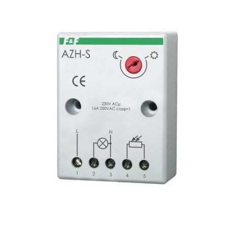 Automat zmierzchowy natynkowy z sondą 16A 230V AZH-S F&F