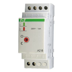 Automat zmierzchowy na szynę z sondą 16A 230V AZ-B F&F