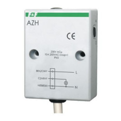 Automat zmierzchowy natynkowy 10A 230V AZH F&F