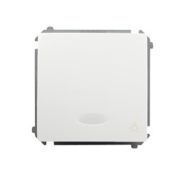 Łącznik zwierny światło podświetlany biały BMS1L.01/11 Kontakt-Simon Basic