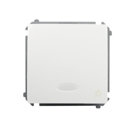 Łącznik zwierny światło podświetlany biały BMS1L.01/11 Kontakt-Simon Basic
