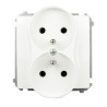 Gniazdo podwójne z/u białe BMGZ2M.01/11 Simon Basic Kontakt-Simon