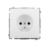 Gniazdo pojedyncze z uziemieniem białe BMGZ1.01/11 Kontakt-Simon Basic RABATY