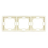 Ramka potrójna beżowa BMR3/12 Simon Basic Kontakt-Simon