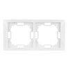 Ramka podwójna biała BMRC2/11 Kontakt-Simon Basic Neos