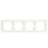 Ramka poczwórna biała BMRC4/11 Kontakt-Simon Basic Neos