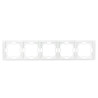 Ramka pięciokrotna biała BMRC5/11 Kontakt-Simon Basic Neos