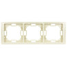 Ramka potrójna beżowa BMRC3/12 Kontakt-Simon Basic Neos