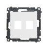 Pokrywa gniazda RJ12/RJ45 biała DKP2.01/11 Kontakt Simon54