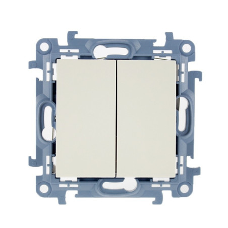 Łącznik podwójny kremowy CW5.01/41 Kontakt Simon10