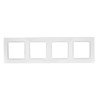 Ramka poczwórna biała CR4/11 Kontakt Simon10
