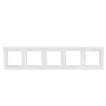 Ramka pięciokrotna biała CR5/11 Kontakt Simon10