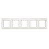 Ramka pięciokrotna biała DR5/11 Kontakt Simon54 RABATY