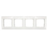 Ramka poczwórna biała DR4/11 Kontakt Simon54