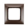 Ramka pojedyncza brązowa DR1/46 Simon54 Kontakt-Simon
