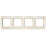 Ramka poczwórna kremowa DR4/41 Kontakt Simon54
