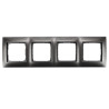 Ramka poczwórna antracyt DR4/48 Kontakt Simon54