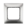 Ramka pojedyncza srebrna DR1/43 Kontakt Simon54