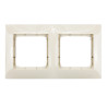 Ramka podwójna kremowa DR2/41 Kontakt Simon54