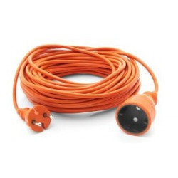 Przedłużacz 1-gniazdowy pomarańczowy 40m IP20 W-01531 KEL Plastrol