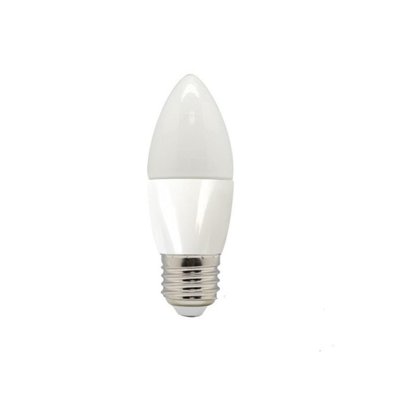 Żarówka LED świeczka 7W 500lm E27 3000K obudowa plastikowa klosz matowy Tris Żarówka LED świeczka 7W 500lm E27 3000K obudowa plastikowa klosz matowy Tris