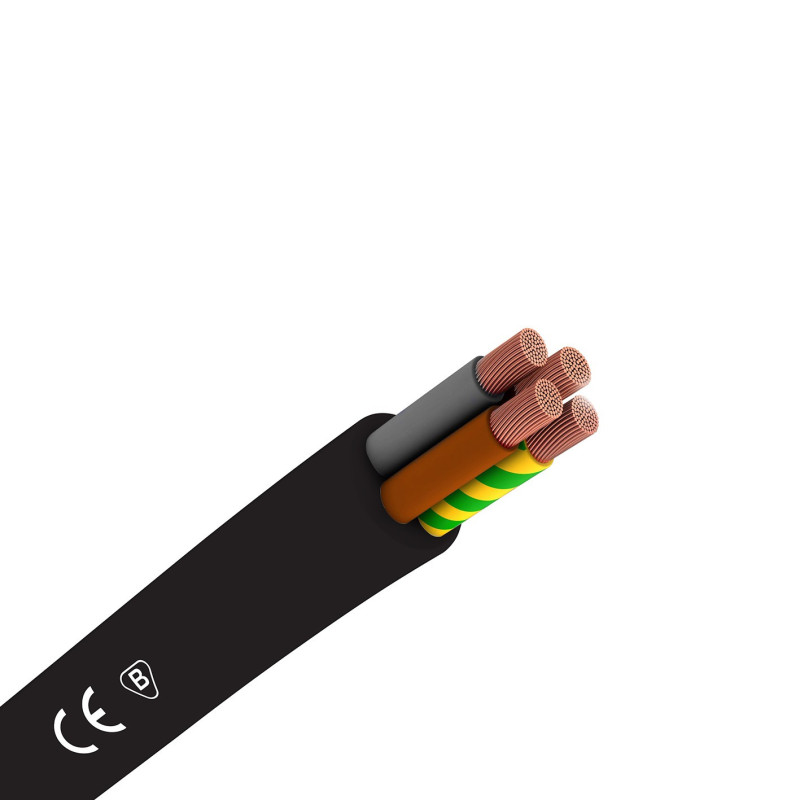 Przewód gumowy OW 4x1,5 mm2 H05RR-F 300-500V Przewód gumowy OW 4x1,5 mm2 H05RR-F 300-500V