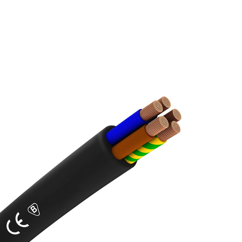 Przewód gumowy OW 5x1,5 mm2 H05RR-F 300-500V Przewód gumowy OW 5x1,5 mm2 H05RR-F 300-500V