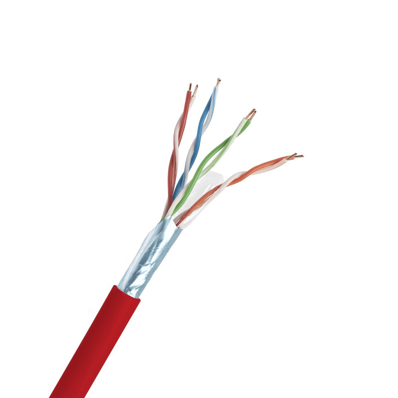 Kabel teleinformatyczny ekranowany S/FTP kat.7 4x2x0,575 /305m/ MAXYOM Kabel teleinformatyczny ekranowany S/FTP kat.7 4x2x0,575 /305m/ MAXYOM