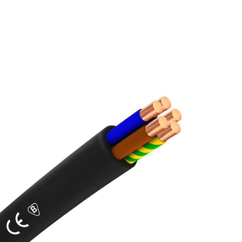 Kabel ziemny YKY żo 5x1,5 mm2 miedziany NYY-J 0,6 1kV Kabel ziemny YKY żo 5x1,5 mm2 miedziany NYY-J 0,6 1kV