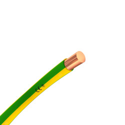 Przewód miedziany H07V-U 1,5 mm2 żo DY 750V