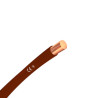 Przewód miedziany H07V-U 2,5mm2 brązowy DY 750V