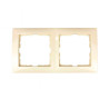 Ramka podwójna kremowa 5310128982 B.Kwadrat Berker