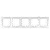Ramka pięciokrotna biała 5310158989 B.Kwadrat Berker