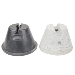 Uchwyt betonowy w tworzywie B931504 do przewodu fi8 H75mm AN-11D AN-KOM