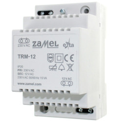 Transformator TRM-12 230/12V AC 15VA ZAMEL